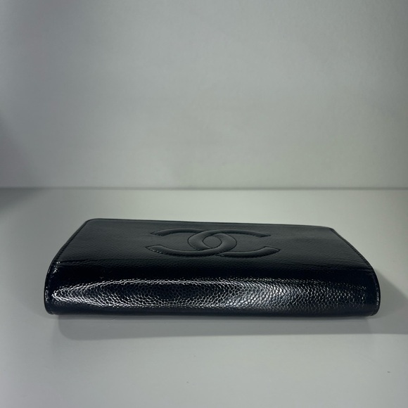 Chanel CC Patent Caviar Timeless Wallet on Chain WOC Chain Crossbody Purse Bag - Picture 6 of 14